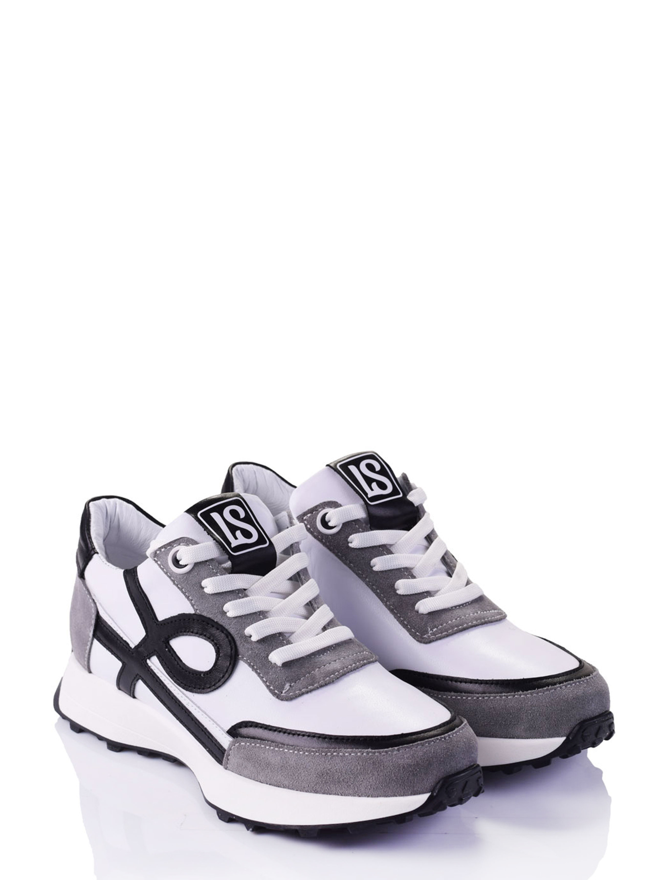 Кроссовки Derisan модель 175black-white Фото