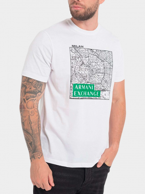 Футболкалар мен поло жейделер Armani Exchange үлгі 6RZTAH-ZJA5Z-21CQ Фото