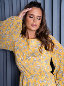 Платье миди ISSA Plus модель 14133_multicolor Фото