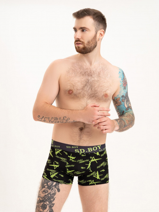 Трусы ISSA Plus модель GN5-202_black Фото