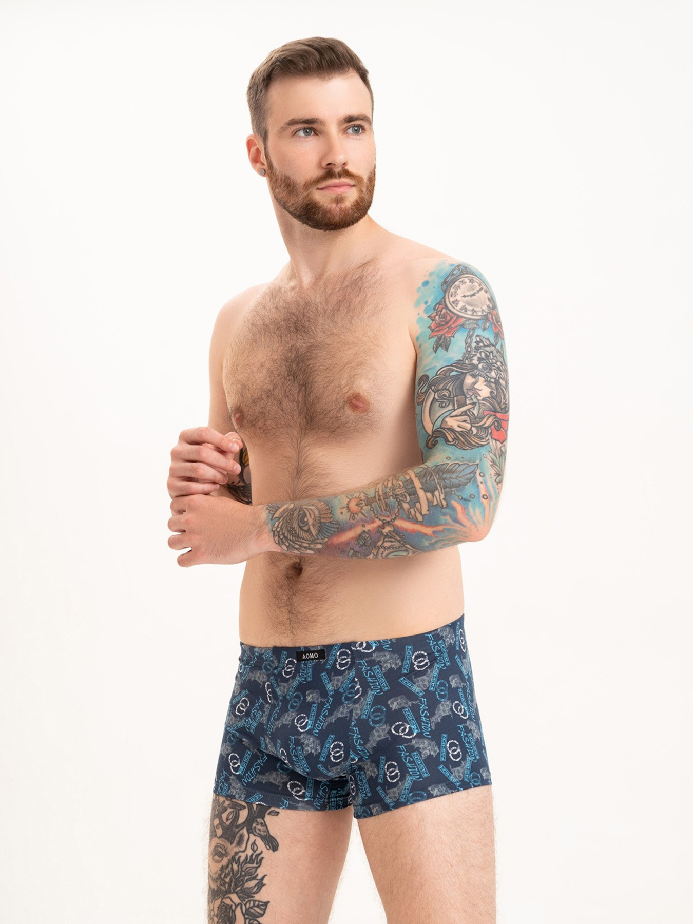 Трусы ISSA Plus модель GN5-203_blue Фото