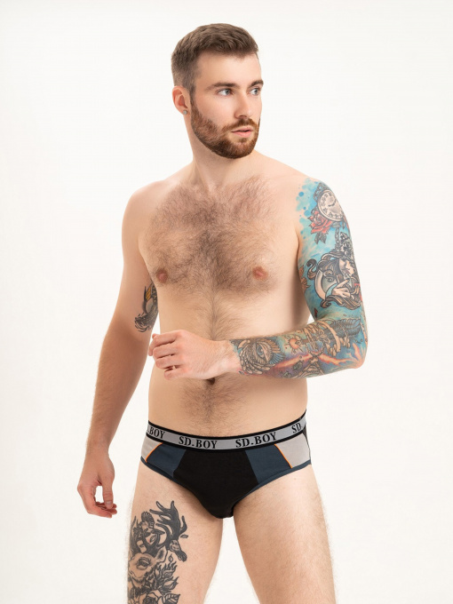 Трусы ISSA Plus модель GN5-205_black Фото