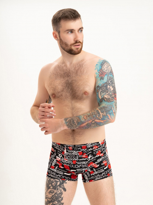 Трусы ISSA Plus модель GN5-207_black Фото