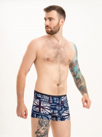 Трусы ISSA Plus модель GN5-211_blue Фото