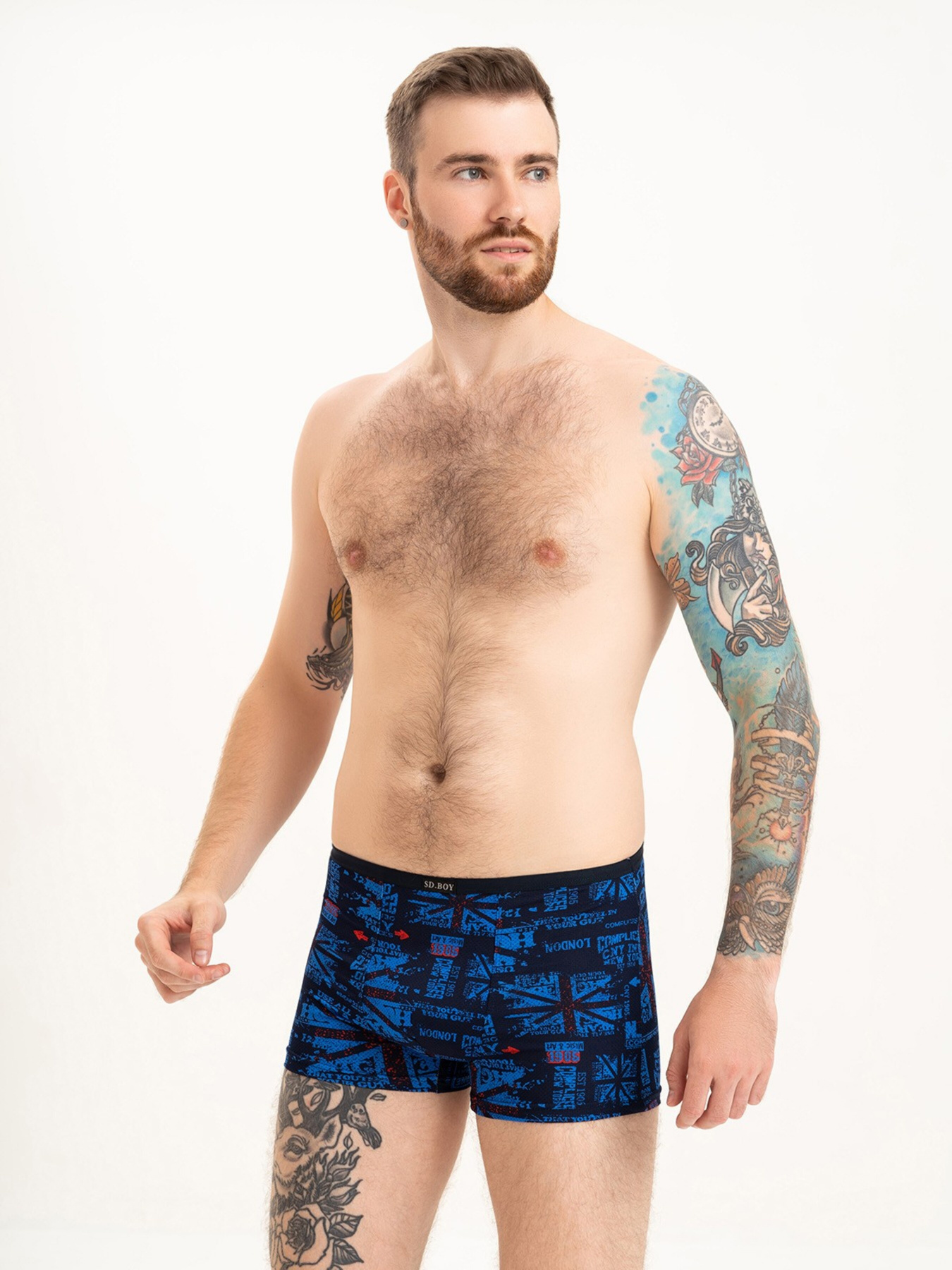 Трусы ISSA Plus модель GN5-211_darkblue Фото