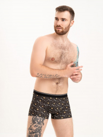 Трусы ISSA Plus модель GN5-216_black Фото