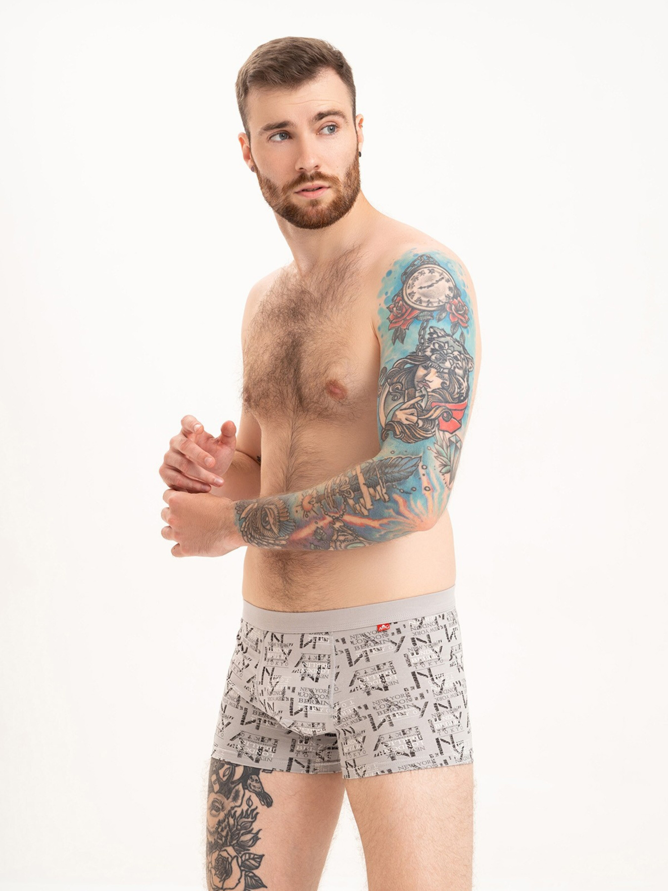 Трусы ISSA Plus модель GN5-219_grey Фото