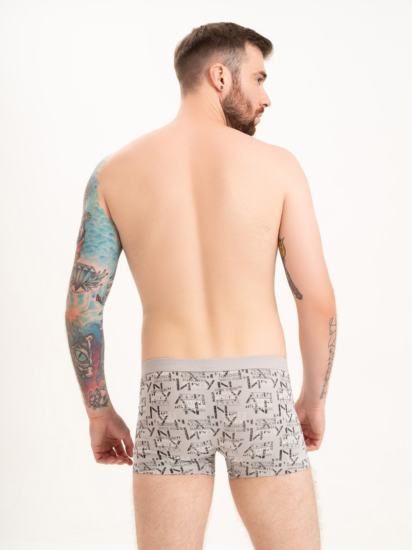 Трусы ISSA Plus модель GN5-219_grey Фото