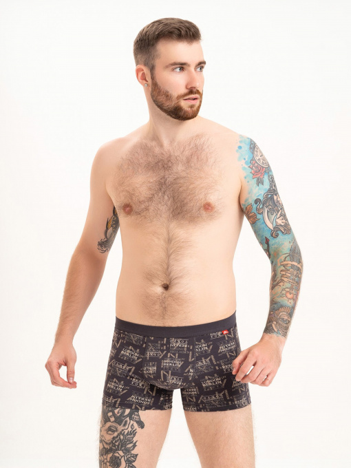 Трусы ISSA Plus модель GN5-219_darkgray Фото