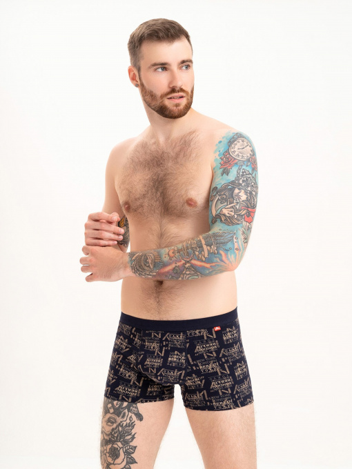 Труси ISSA Plus модель GN5-219_darkblue Фото