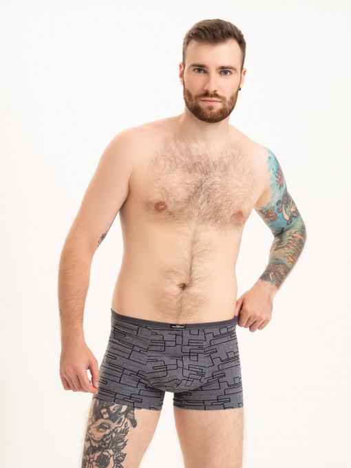 Трусы ISSA Plus модель GN5-220_darkgray Фото