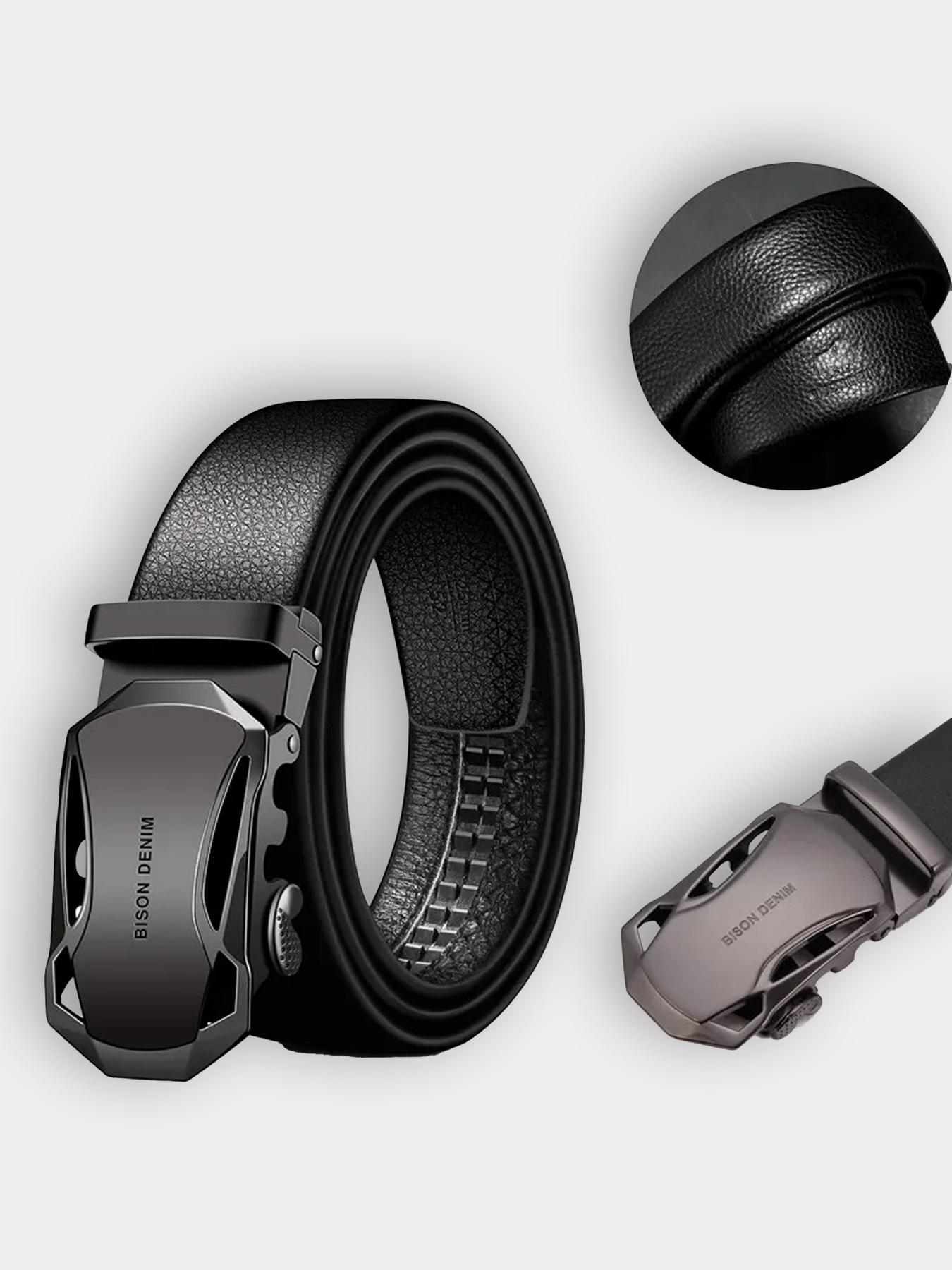 Ремінь Bison Denim модель bisonn713141bbl Фото