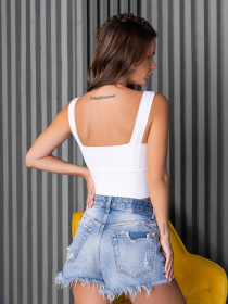 Топ ISSA Plus модель BL2-749_white Фото