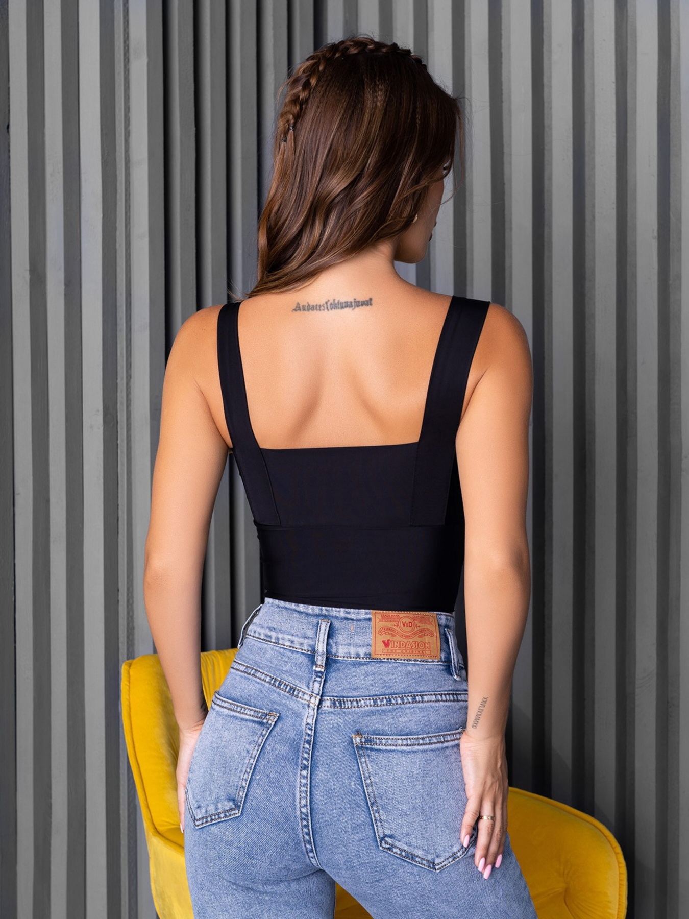 Топ ISSA Plus модель BL2-749_black Фото