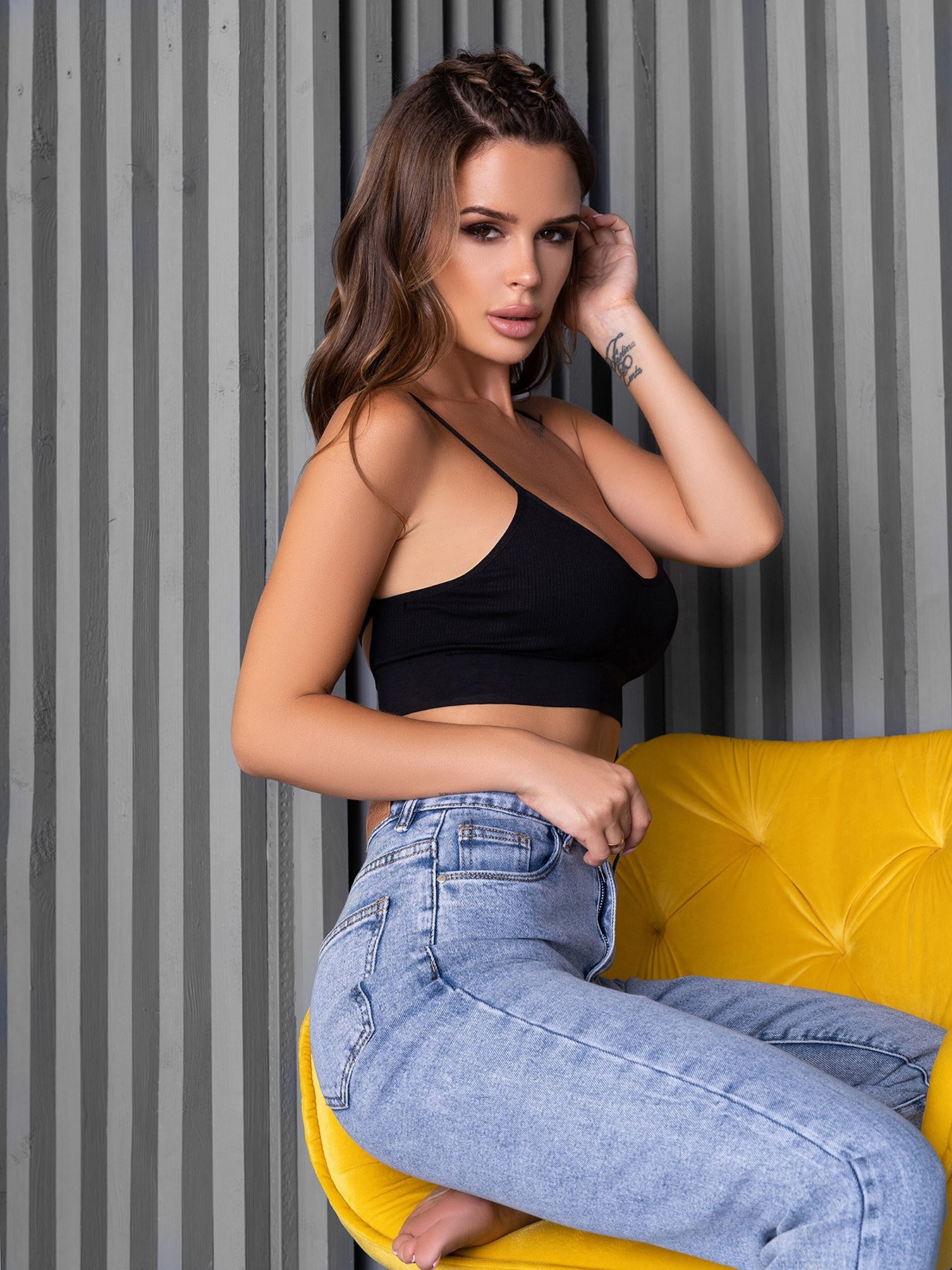 Топ ISSA Plus модель BL2-754_black Фото