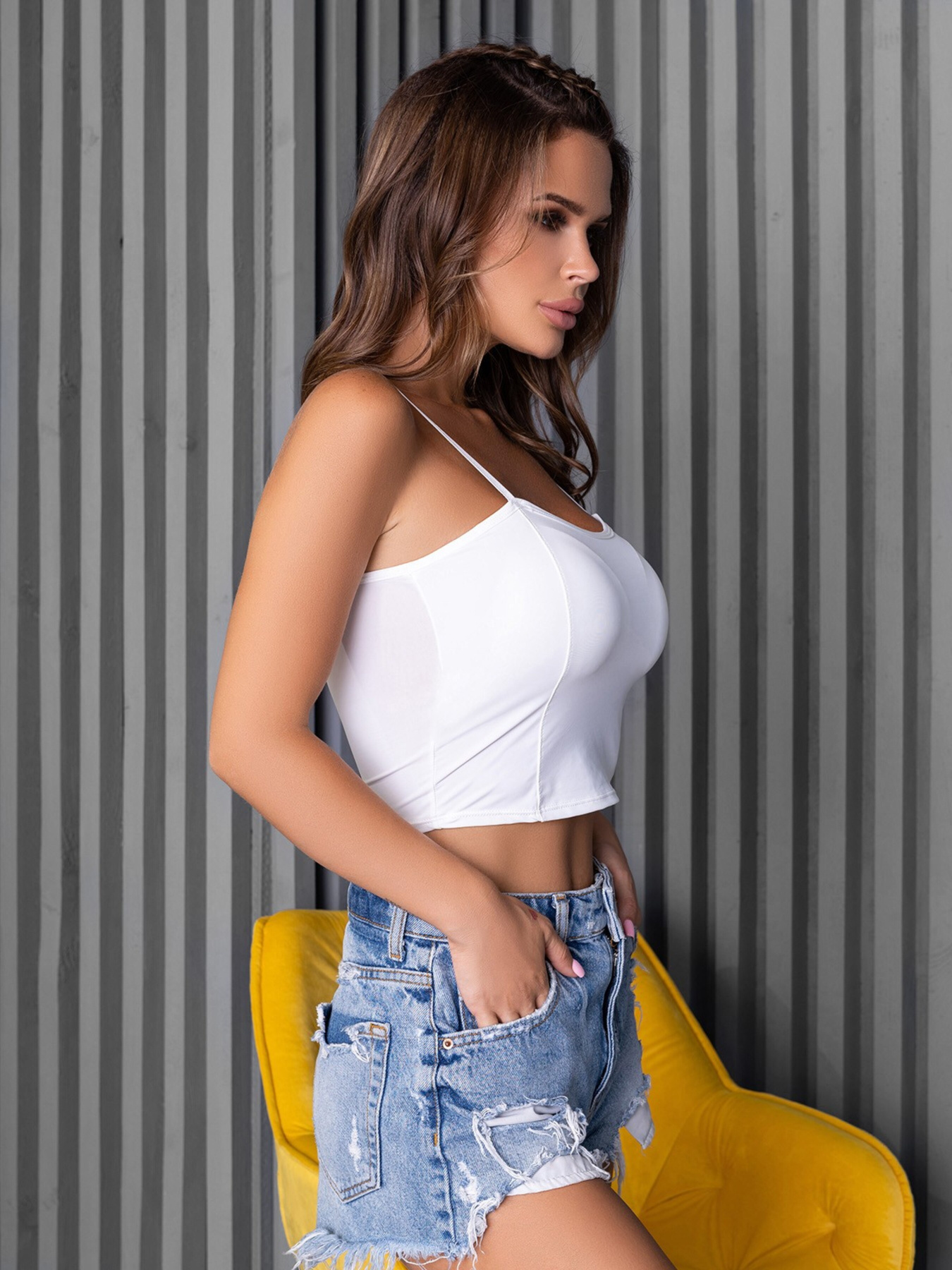 Топ ISSA Plus модель BL2-755_white Фото