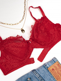 Бюстгальтер ISSA Plus модель BL2-764_red Фото