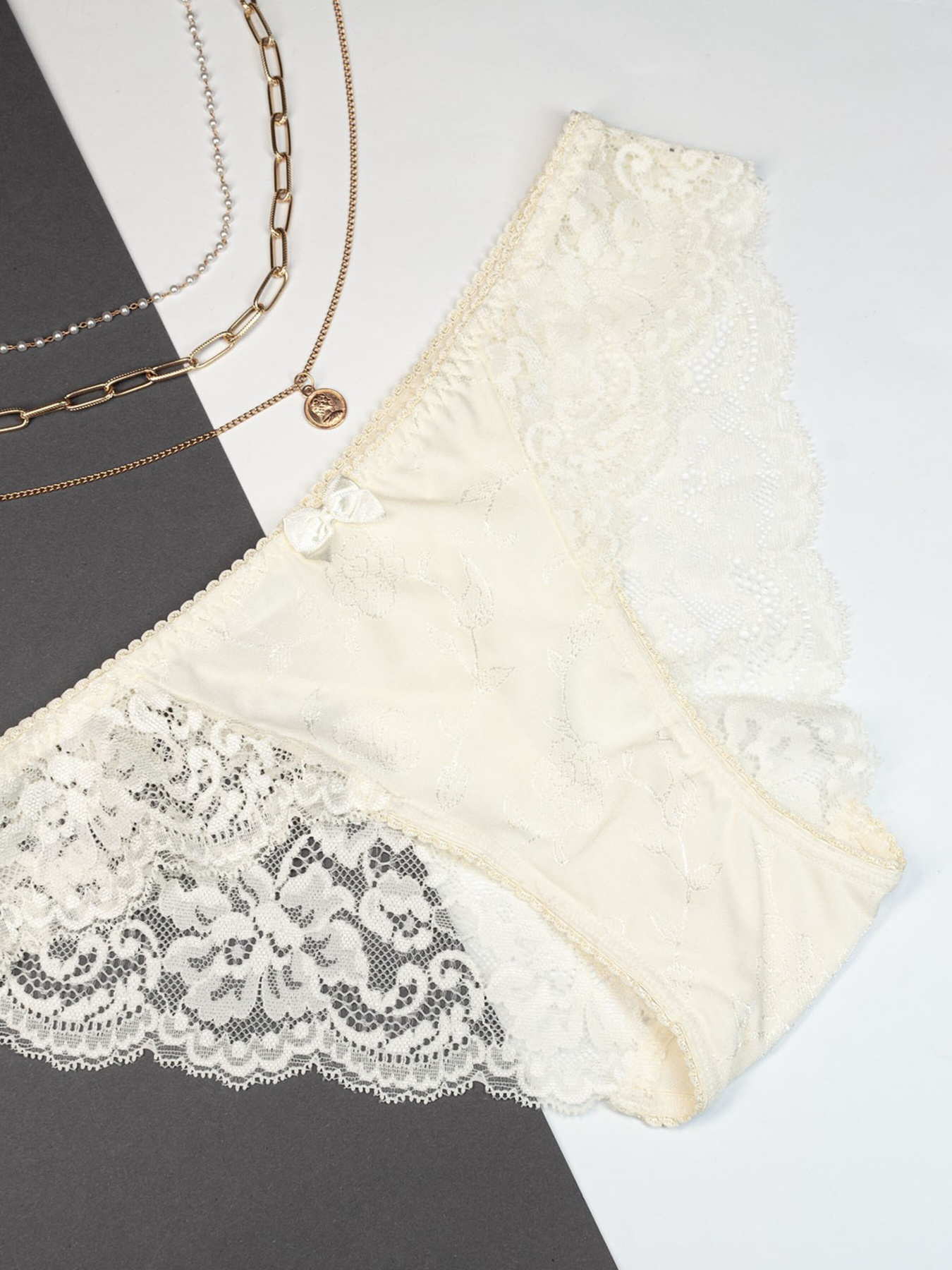 Труси ISSA Plus модель BL2-787_milky Фото