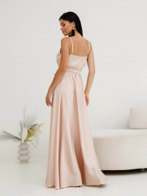 Платье макси Jadone Fashion модель Suknya_Bonsi_bej Фото