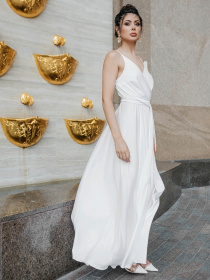 Платье макси Jadone Fashion модель Suknya_Bonsi_bila Фото