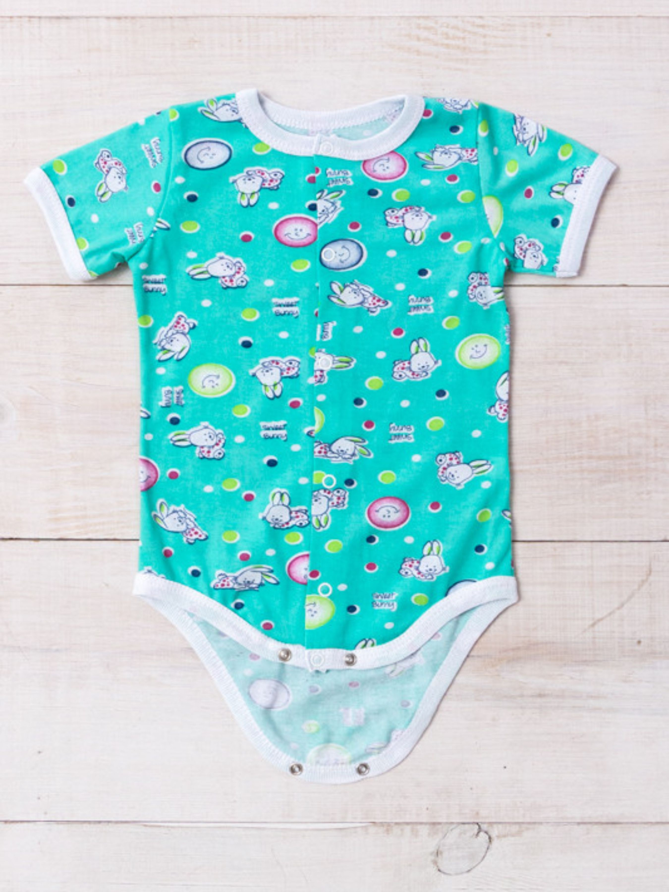 Боди для младенцев Носи своє модель 5048-002-5-zajka-mentol Фото