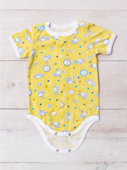 Боді для немовлят Носи своє модель 5048-002-5-zajka-zhovtij Фото