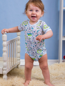 Боди для младенцев Носи своє модель 5048-002-4-zvrqta-blij Фото