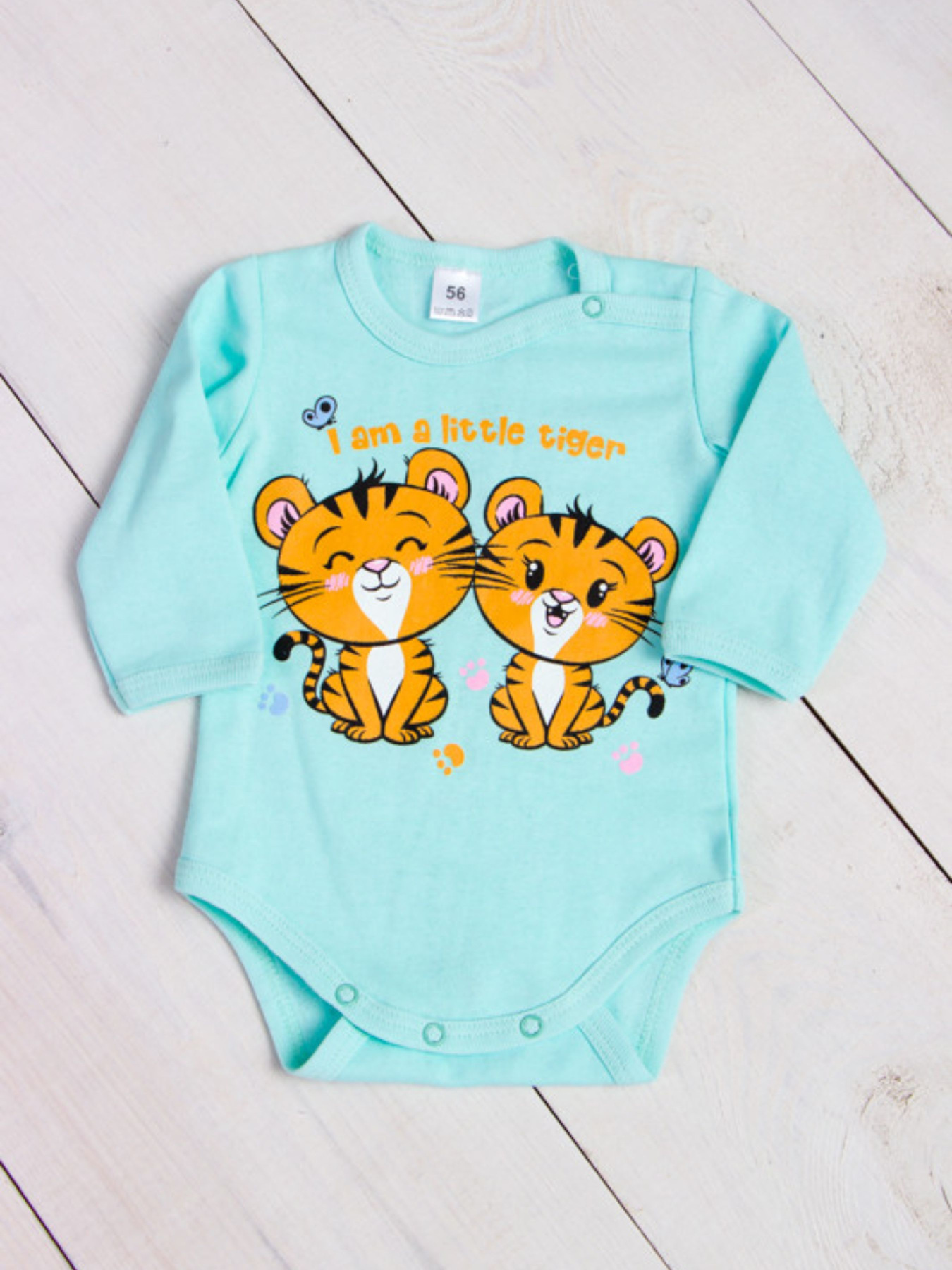 Боді для немовлят Носи своє модель 5010-023-33-4-nebesno-blakitnij-tigrenqta Фото