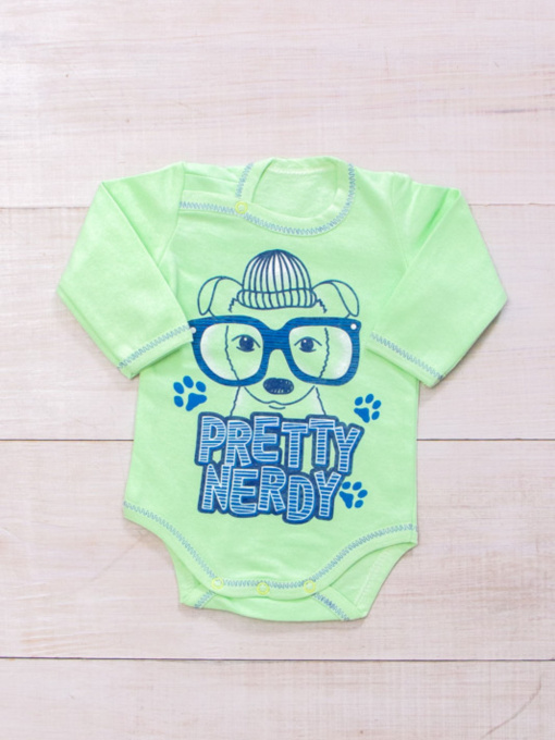 Боди для младенцев Носи своє модель 5010-023-33-4-svtlo-salatovij-sobachka Фото