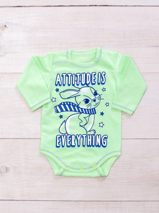 Боди для младенцев Носи своє модель 5010-023-33-4-svtlo-salatovij-zajka Фото