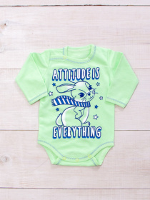 Боді для немовлят Носи своє модель 5010-023-33-4-svtlo-salatovij-zajka Фото