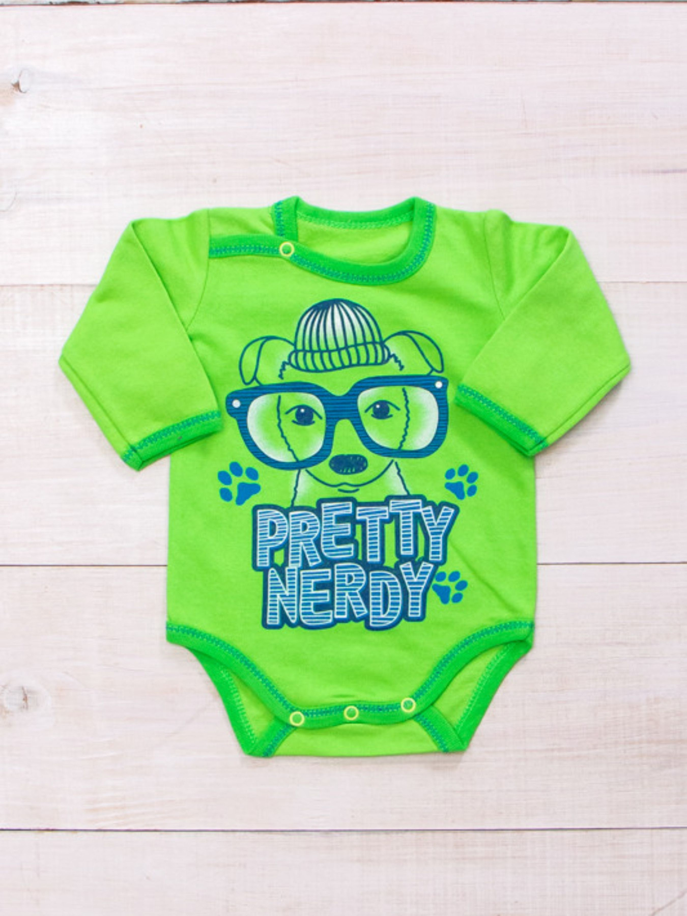 Боди для младенцев Носи своє модель 5010-023-33-4-salatovij-sobachka Фото