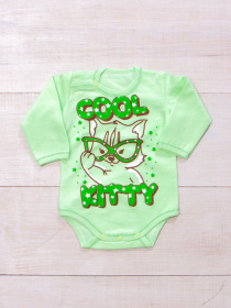 Боді для немовлят Носи своє модель 5010-023-33-5-svtlo-salatovij-kotik Фото