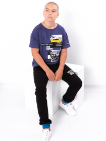 Штаны спортивные Носи своє модель 6074-023-33-chornij-dzhins Фото