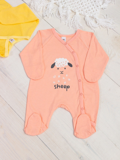 Нательный комбинезон Носи своє модель 5014-001-33-5-persik-ovechka Фото