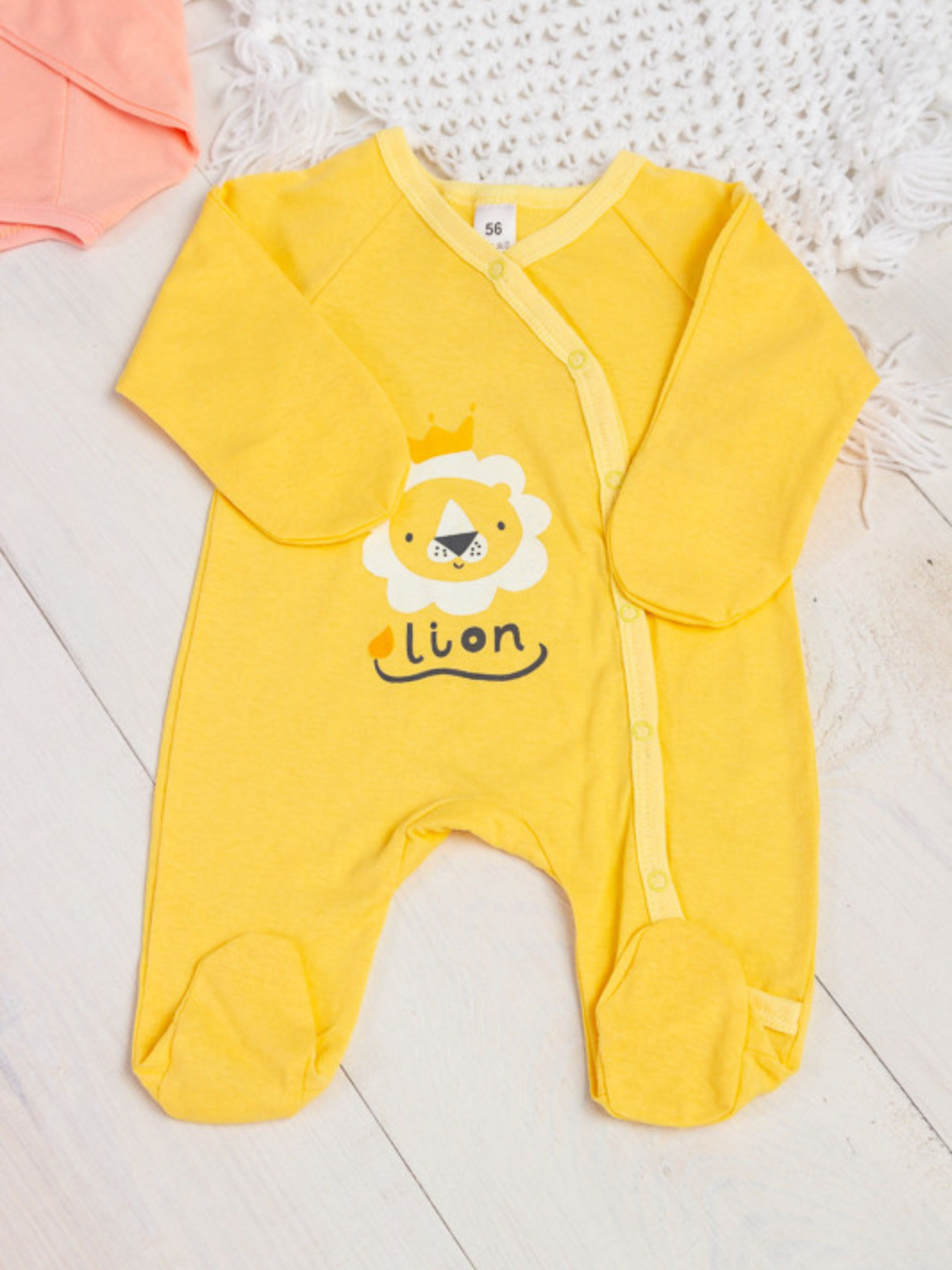 Нательный комбинезон Носи своє модель 5014-001-33-4-svtlo-psochnij-lev Фото