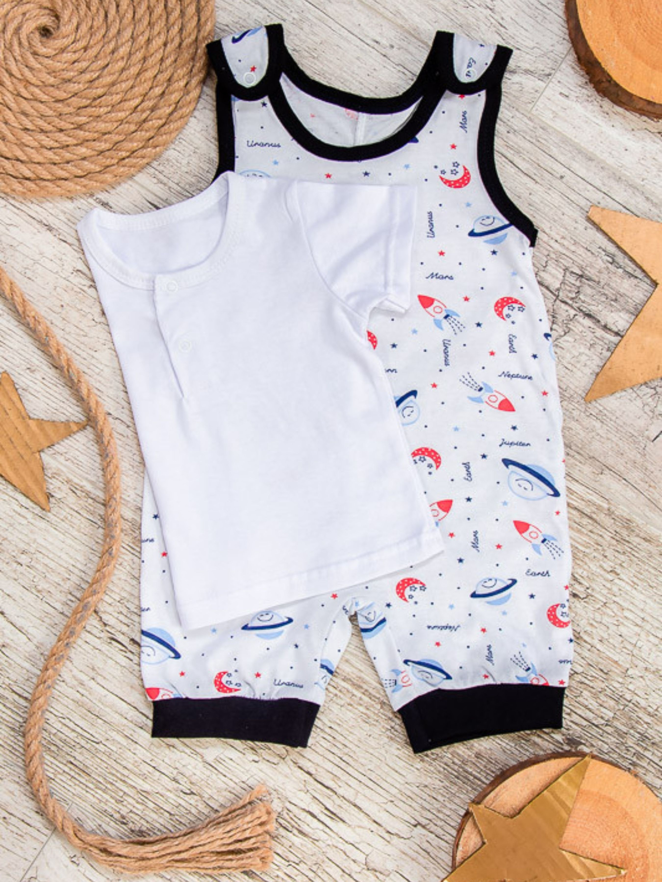 Комплект для немовлят Носи своє модель 5018-002-kosmos-blij Комплект для немовлят Носи своє модель 5018-002-kosmos-blij Фото