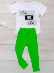 Костюм Носи своє модель 6194-036-33-salatovij-nadpisi Фото