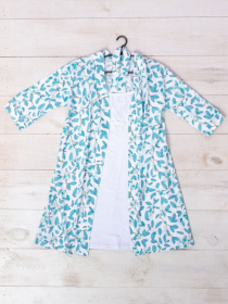 Домашний костюм Носи своє модель 8000-002-listochki-qskravo-bryuzovij Фото