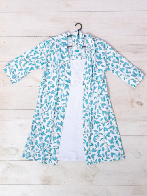 Домашний костюм Носи своє модель 8000-002-listochki-qskravo-bryuzovij Фото