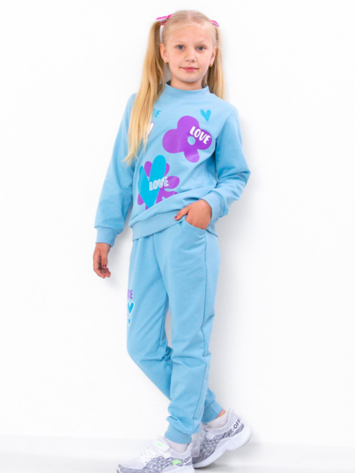 Спортивный костюм Носи своє модель 6063-057-33-5-1-blakitnij-love Фото