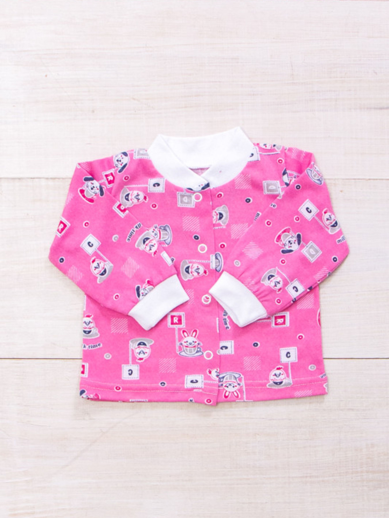 Кофта Носи своє модель 5036-002-5-zajchiki-temno-rozhevij Фото