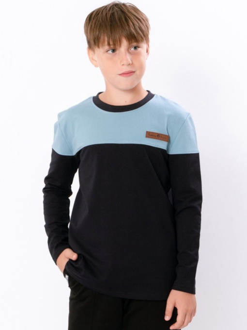 Лонгслів Носи своє модель 6387-057-sro-blakitnij Фото