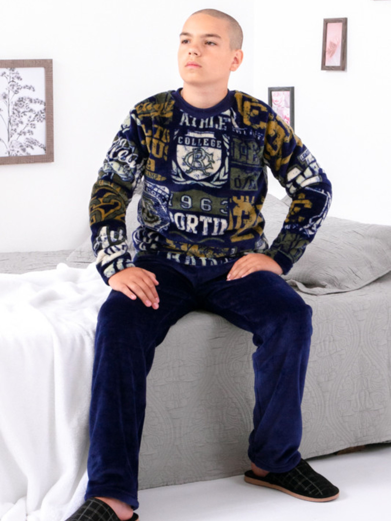 Пижама Носи своє модель 6079-035-1-chorn-sinj-nadpisi Фото