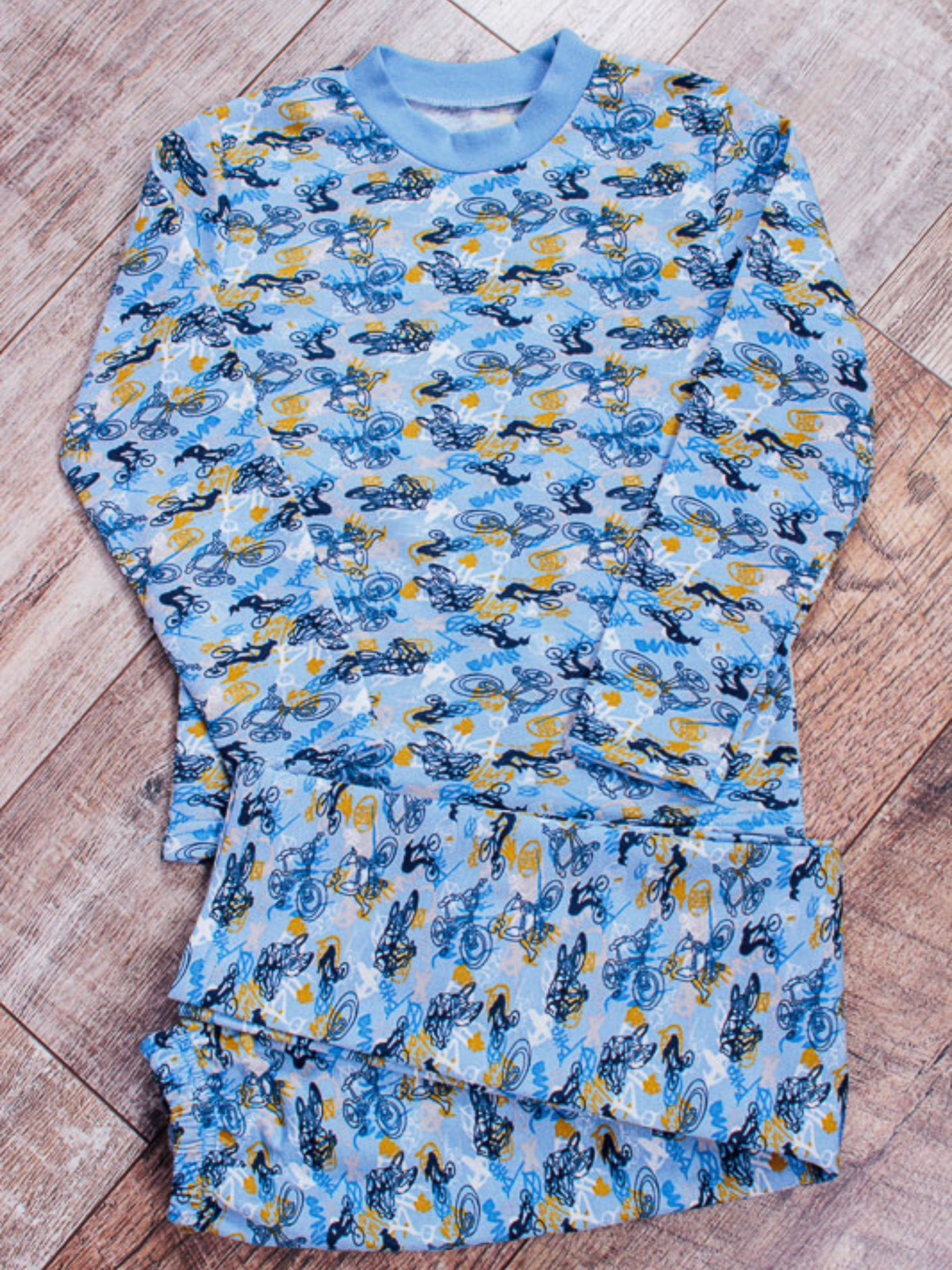 Пижама Носи своє модель 6076-024-4-velosiped-blakitnij Фото