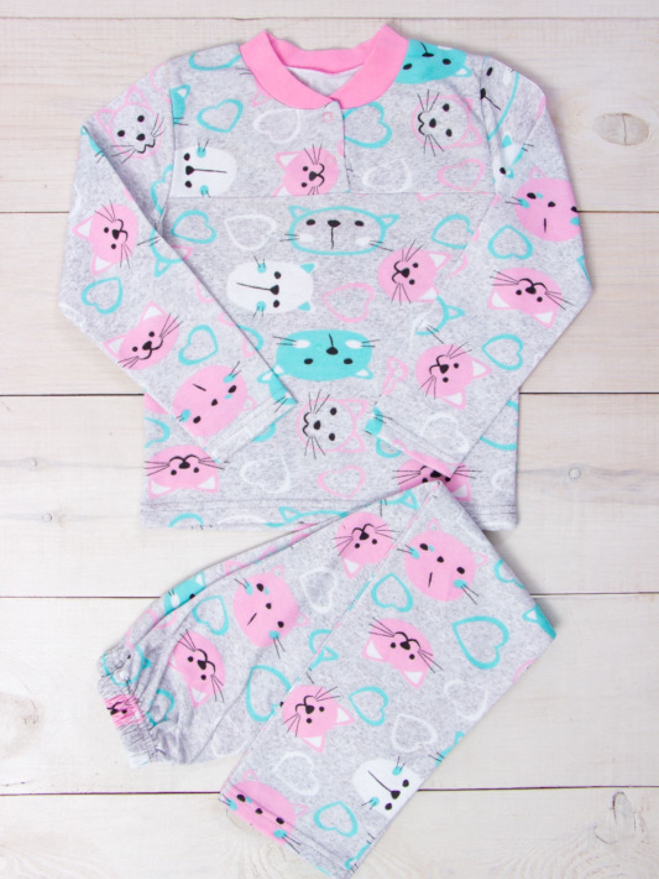 Пижама Носи своє модель 6077-024-5-kotiki-srij Фото