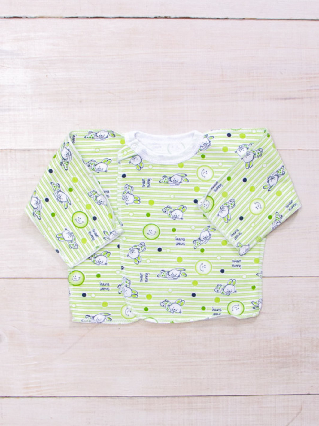 Рубашка Носи своє модель 9686-024-5-zajchiki-smuzhka-salatovij Фото