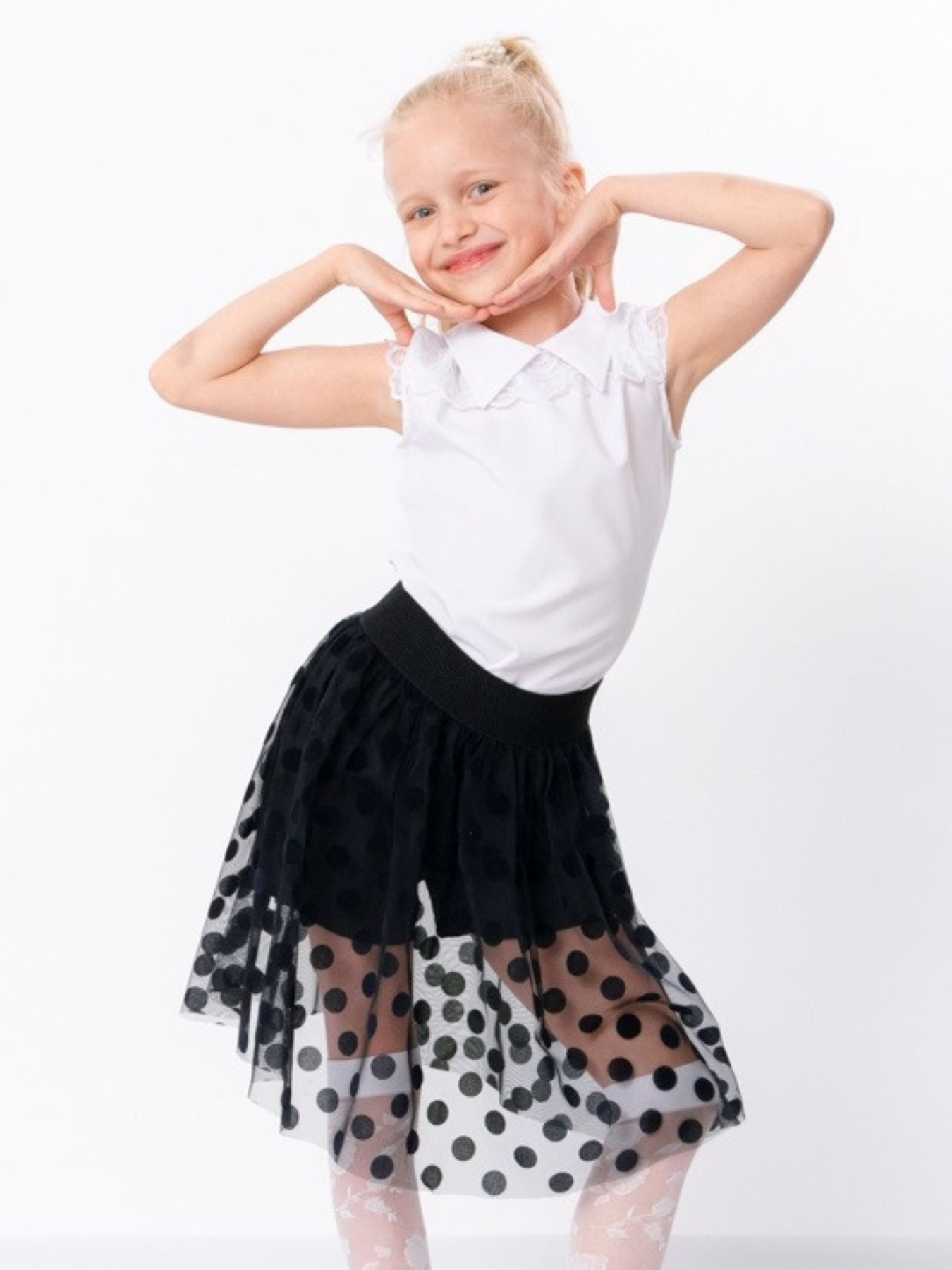 Юбка-шорты Носи своє модель 6047-048-chornilxno-sinj Фото