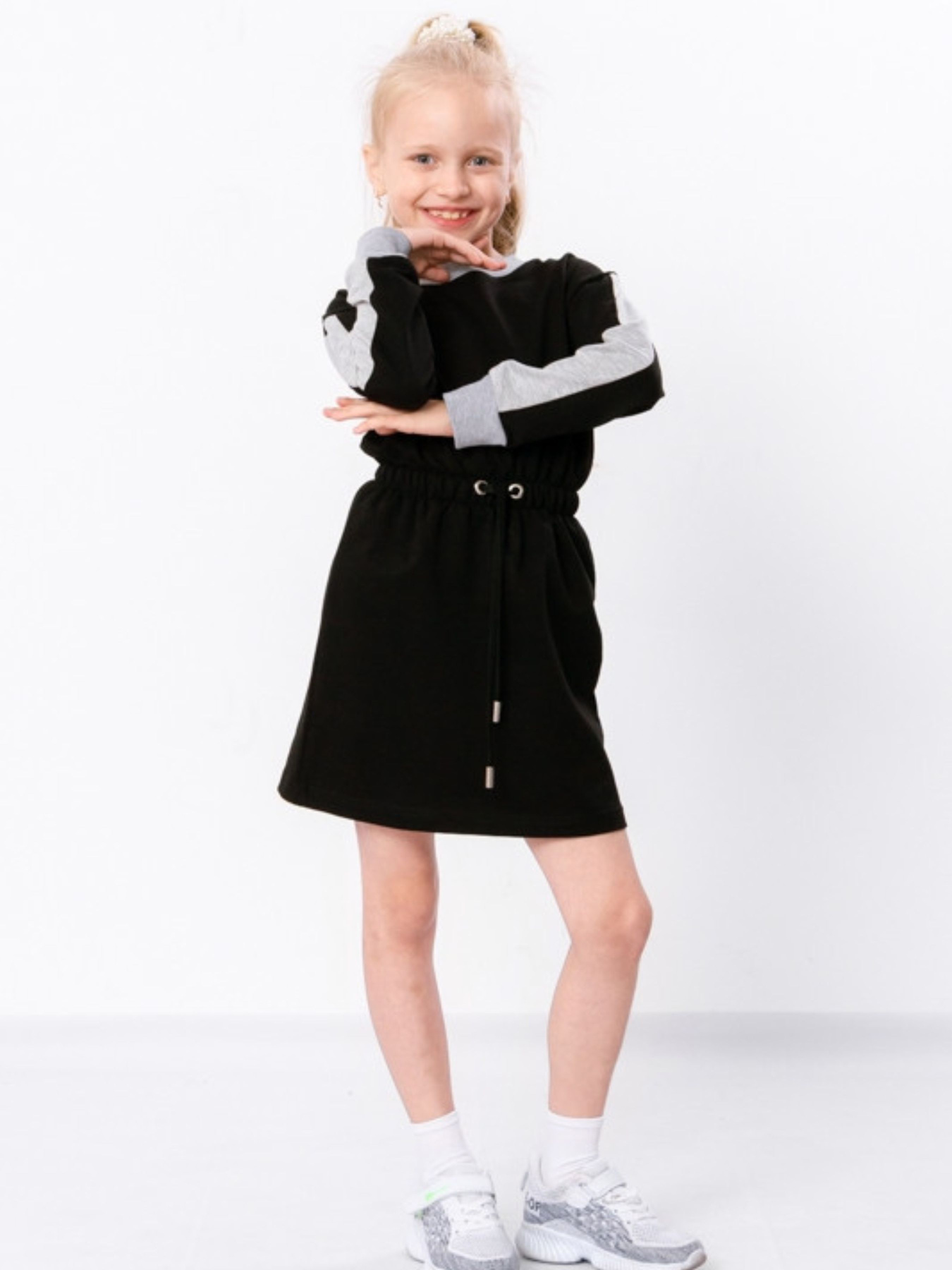 Сукня міні Носи своє модель 6389-057-chornij-srij Фото