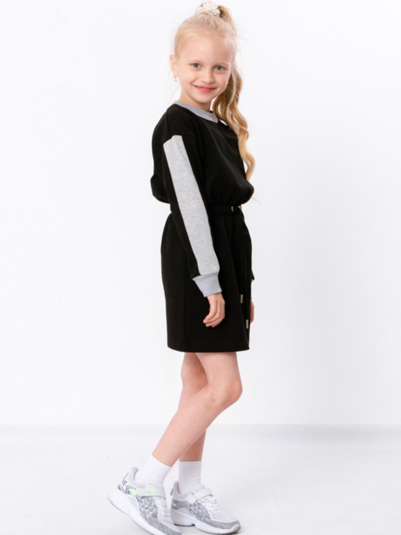 Сукня міні Носи своє модель 6389-057-chornij-srij Фото